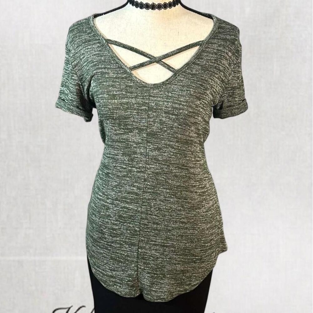 Cottagecore Boho Style Criss Cross Super Soft Casual Top